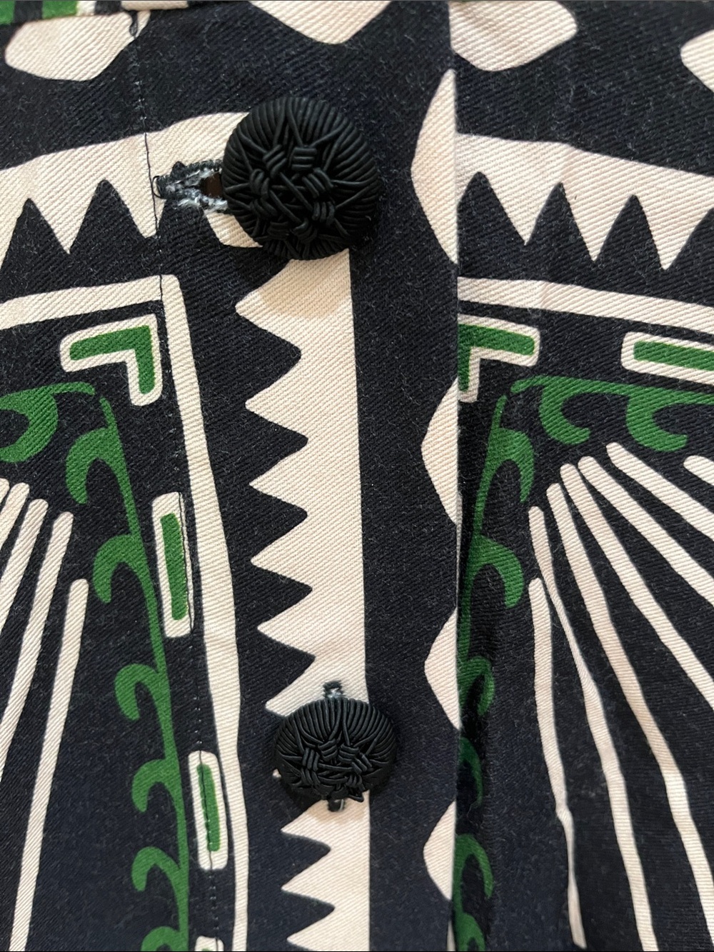 FARM Rio Black, Cream & Green Maxi Dress - Picture 5 of 9